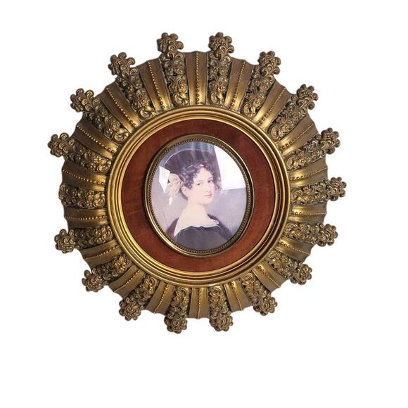 CAMEO CREATION Maximiliane Borzaga By Joseph Steiler 16” Victorian Portrait - Picture 1 of 2